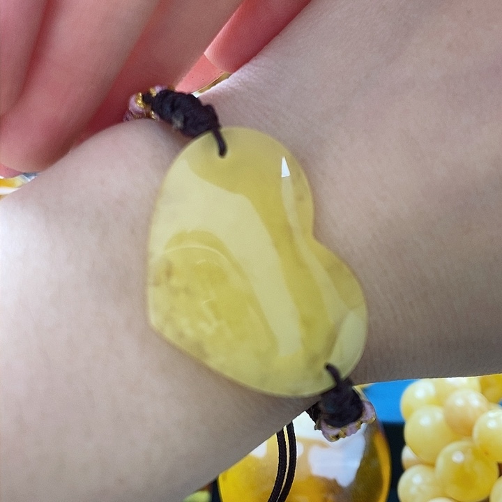 琥珀手链未镶嵌手链