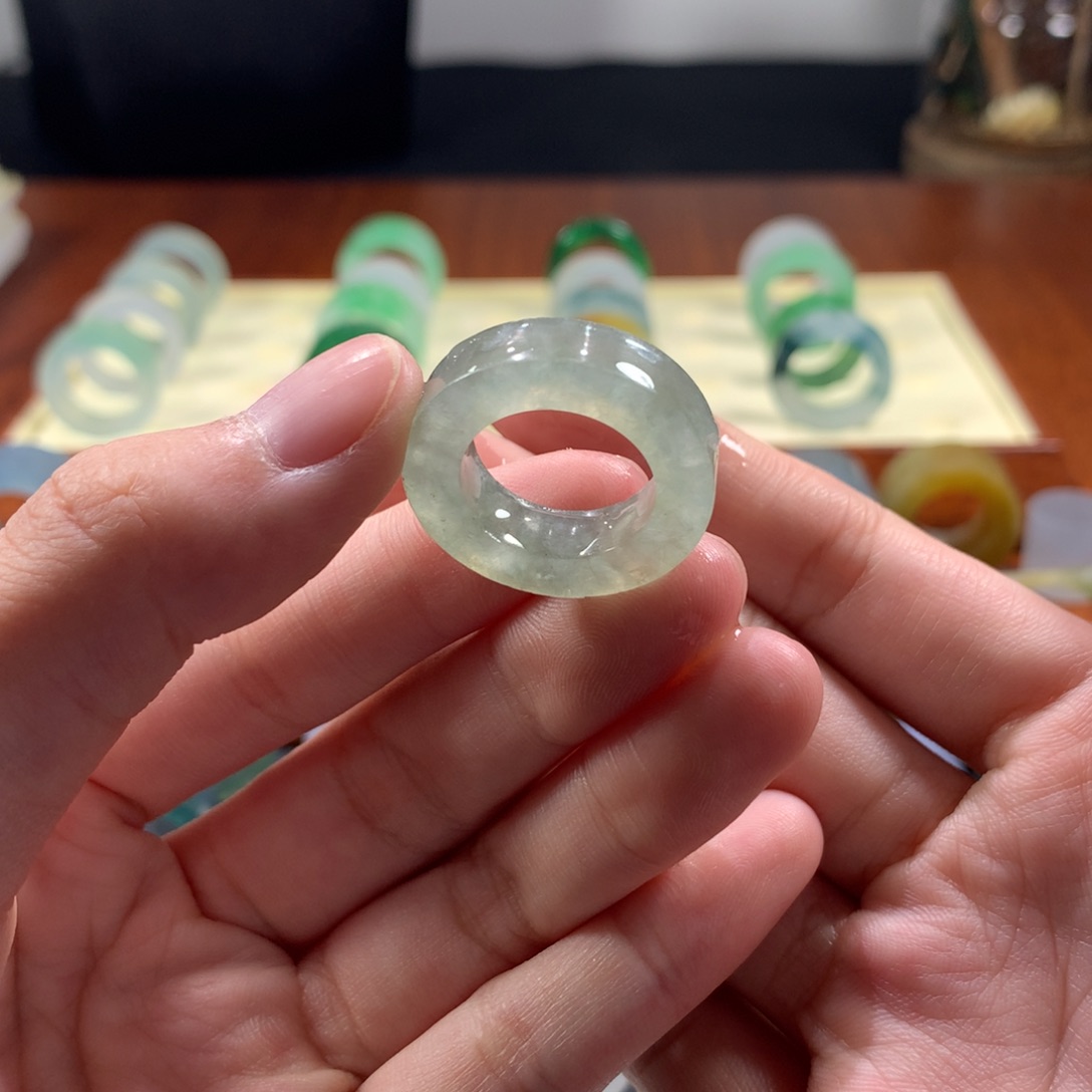 定制翡翠未镶嵌冰糖雪梨10-16号