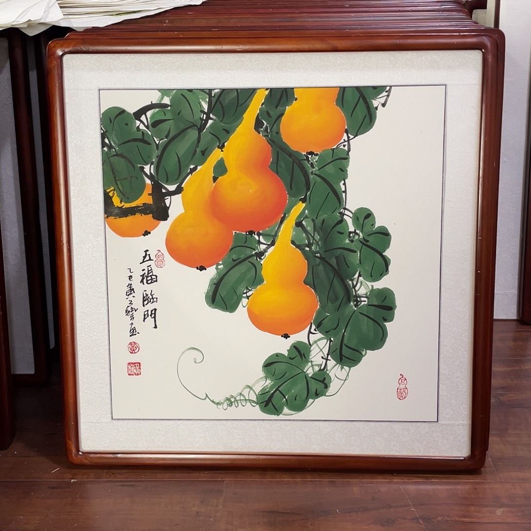 国画带框尺寸63*63厘米