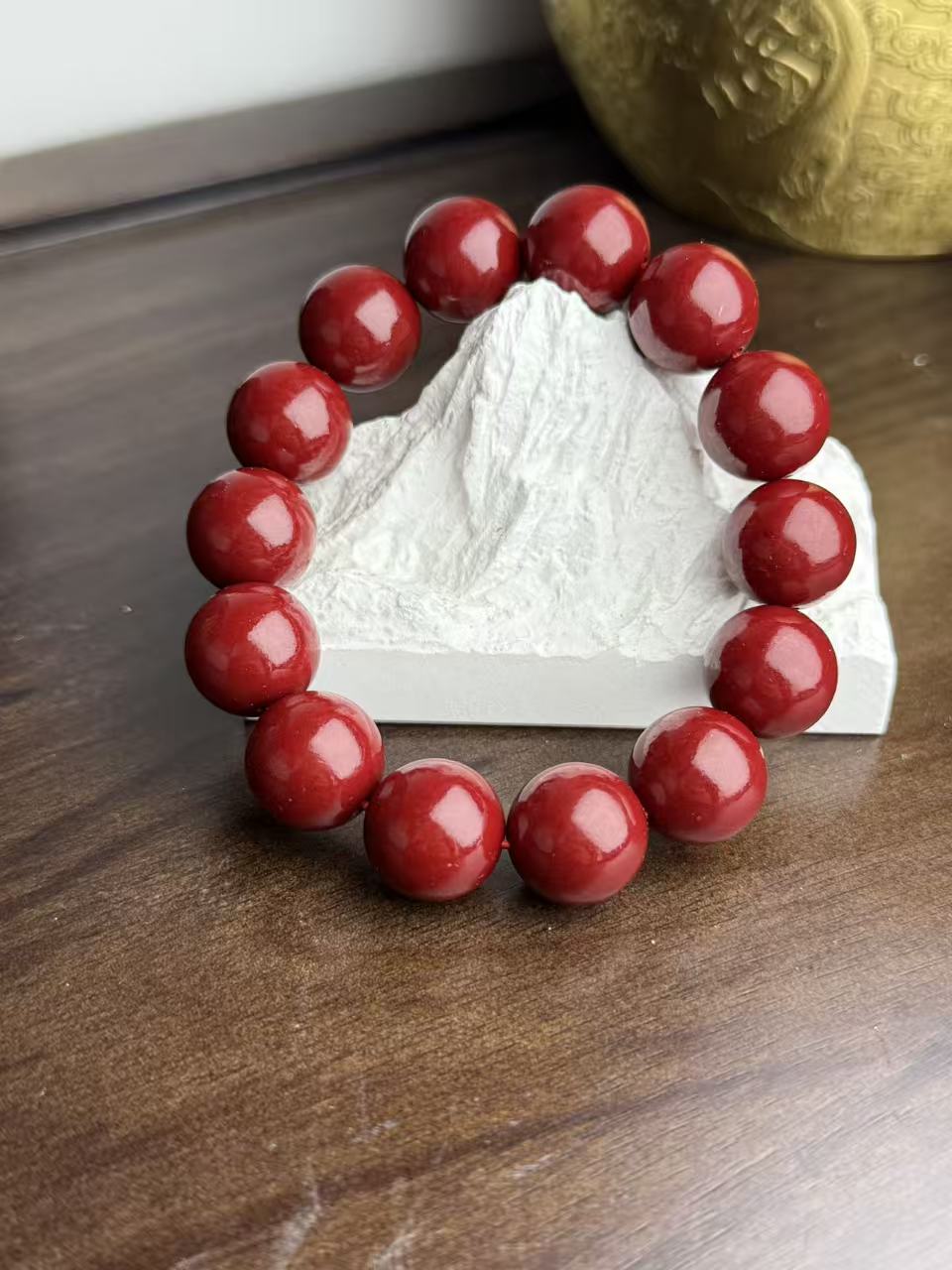 含辰砂工艺品【福瀚】zs单圈手串大