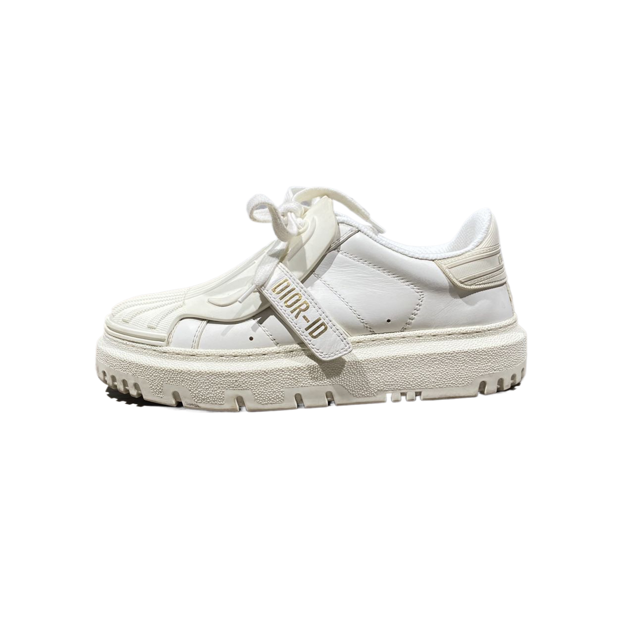 95新 DIOR/迪奥 36.5码 白色贝壳头板鞋  re9391