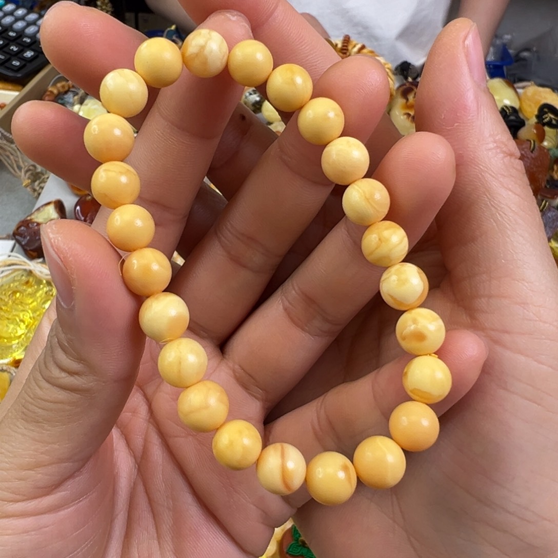 蜜蜡裸石未镶嵌蜜蜡