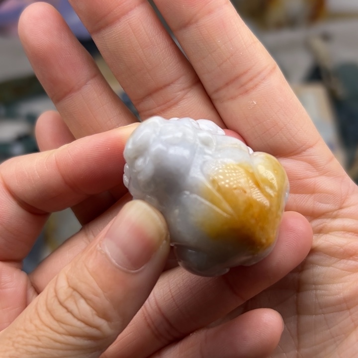 翡翠颈饰未镶嵌貔貅