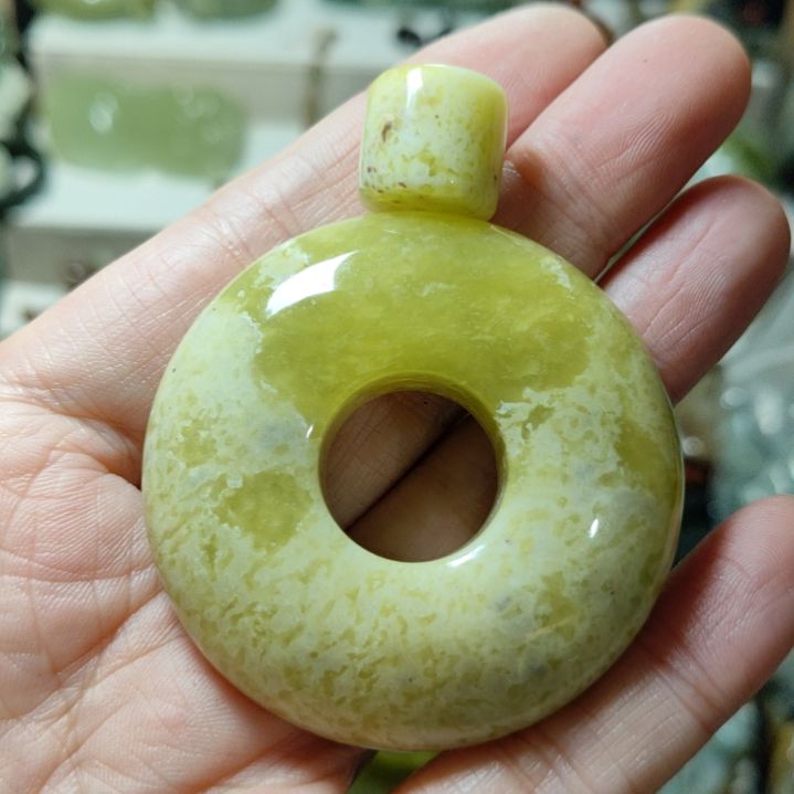 岫玉平安扣未镶嵌