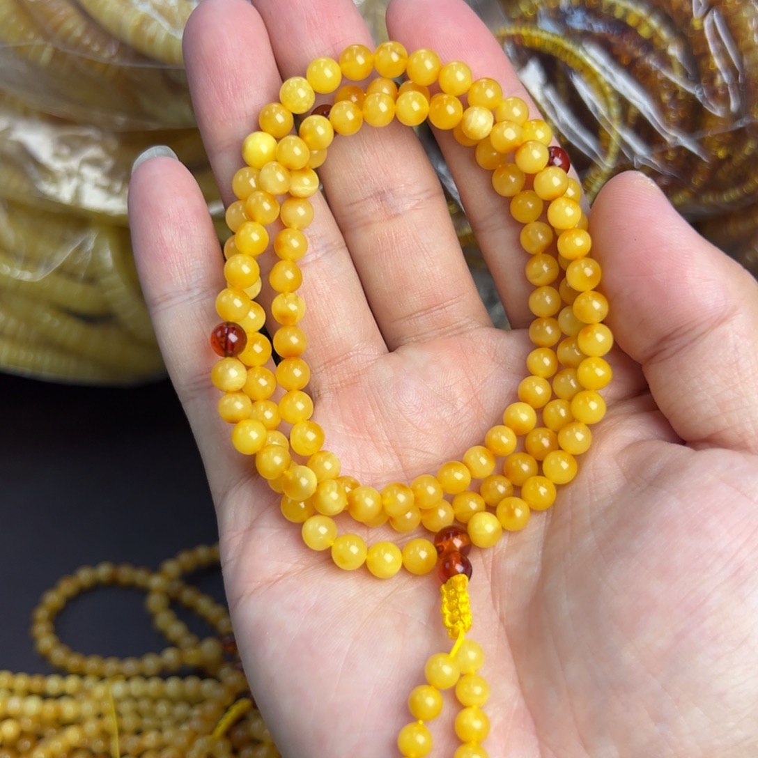 琥珀未镶嵌裸石5加项链多022