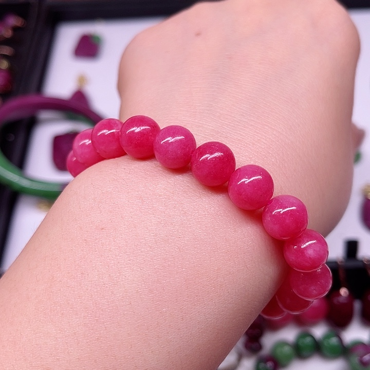 红宝石蔷薇手串未镶嵌