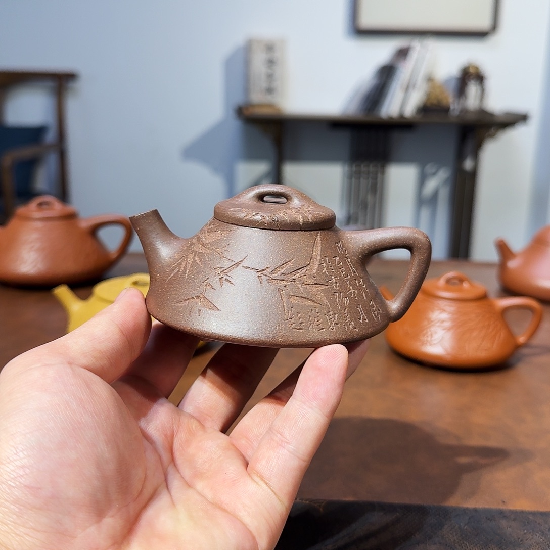 和***武紫砂茶壶原矿紫砂壶