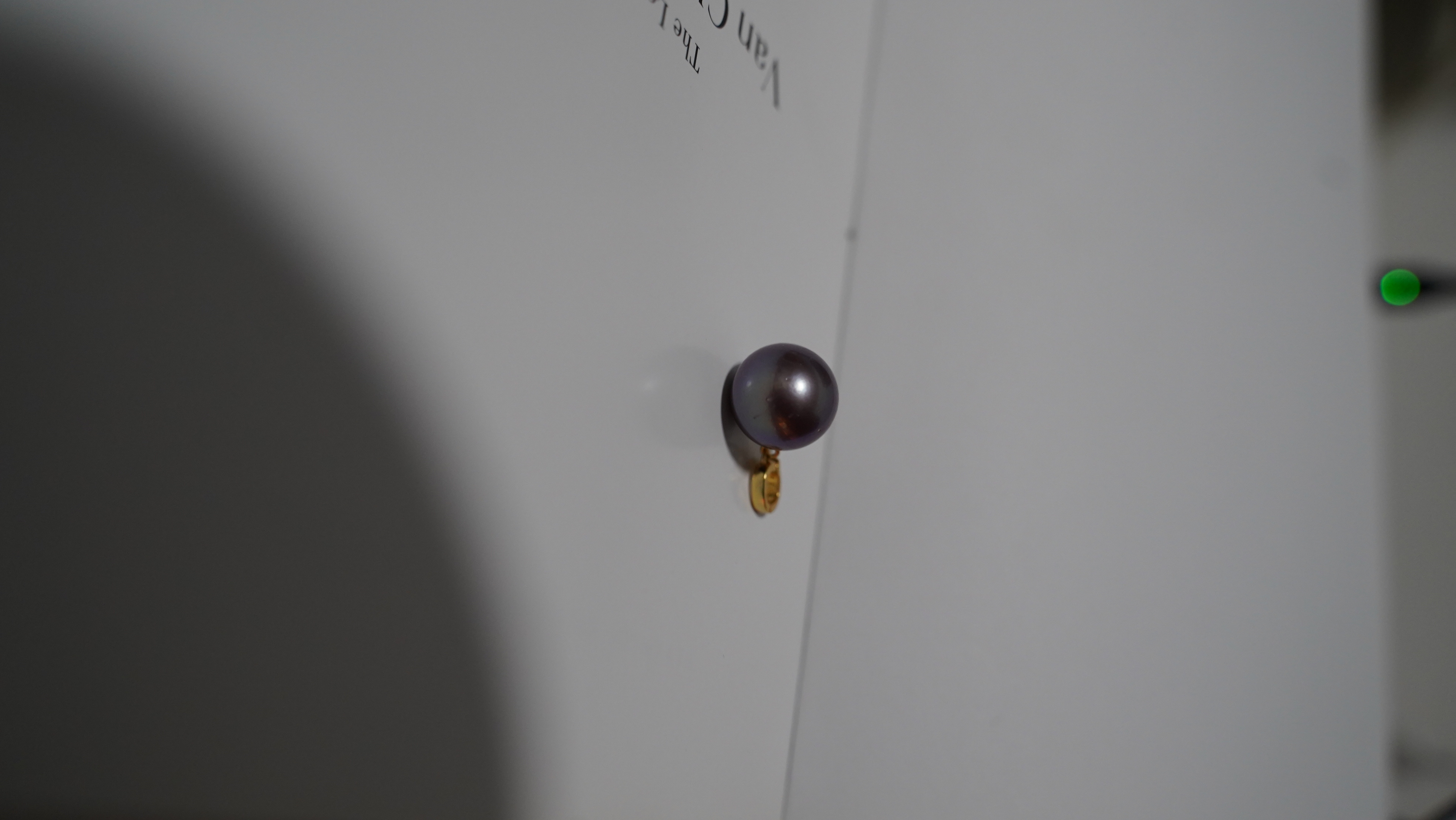 妖紫色大龙珠14mm+天然珍珠s925万能扣吊坠 5138