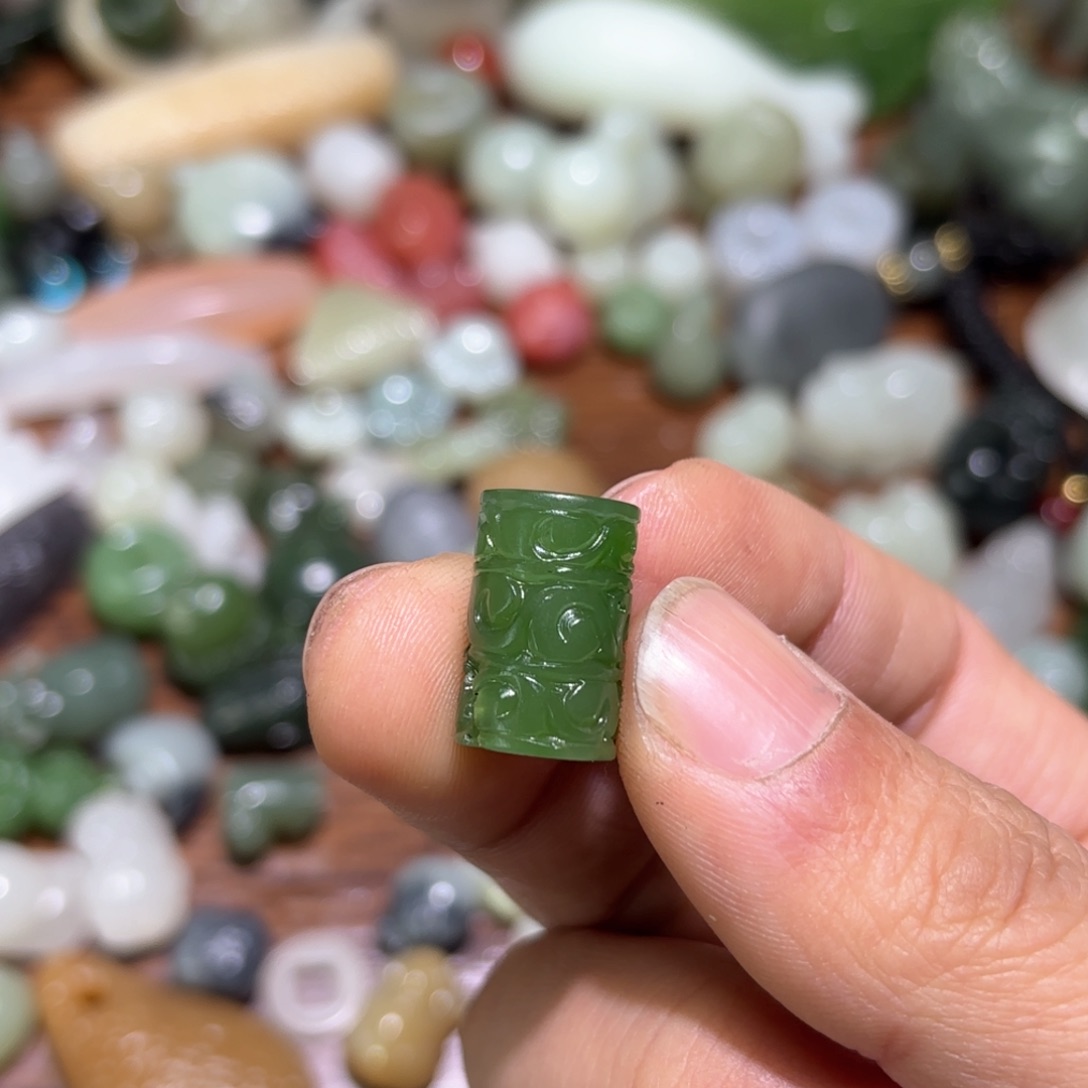 和田玉珠宝半成品未镶嵌