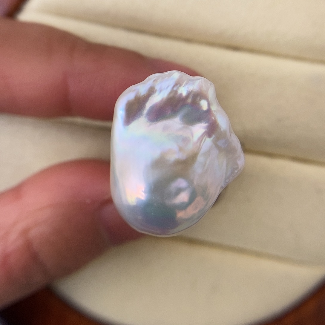 淡水珍珠戒指银S925镶嵌