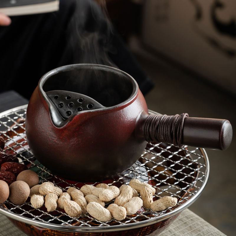 山楂红1100ml大容量罐罐煮茶壶围炉煮茶可干烧烤茶壶煮奶茶壶
