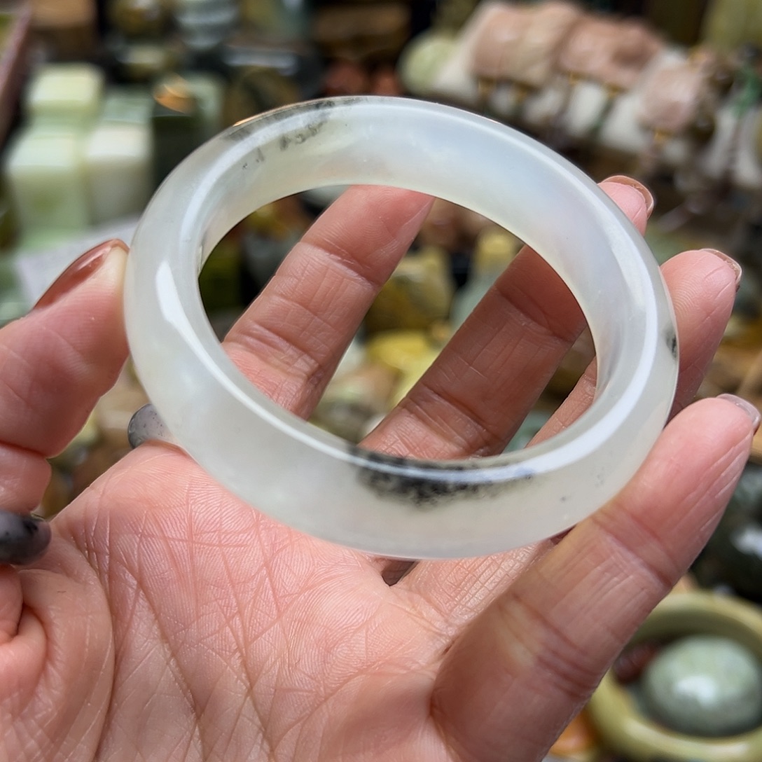 岫玉未镶嵌颈饰岫玉53.2