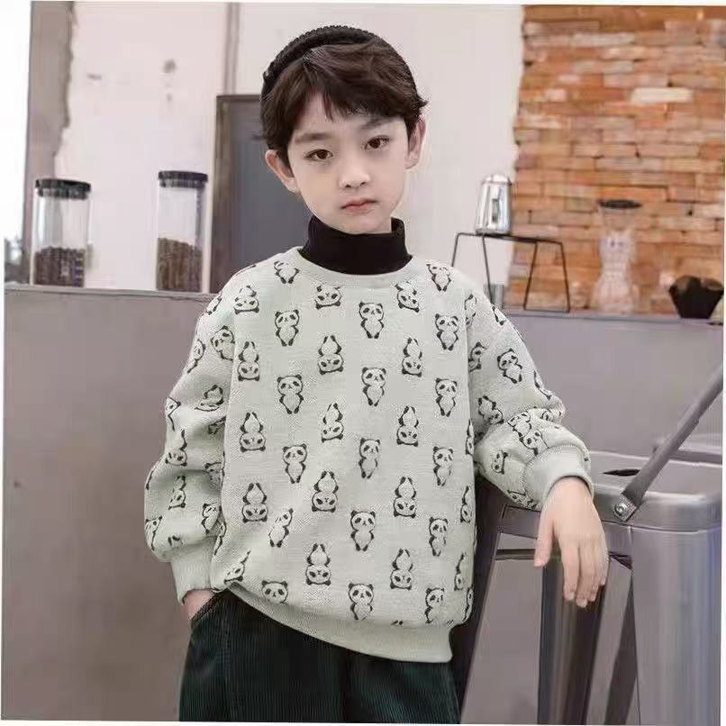 201227童装男童加绒卫衣2025秋冬新款潮酷帅气时尚加绒连帽卫衣