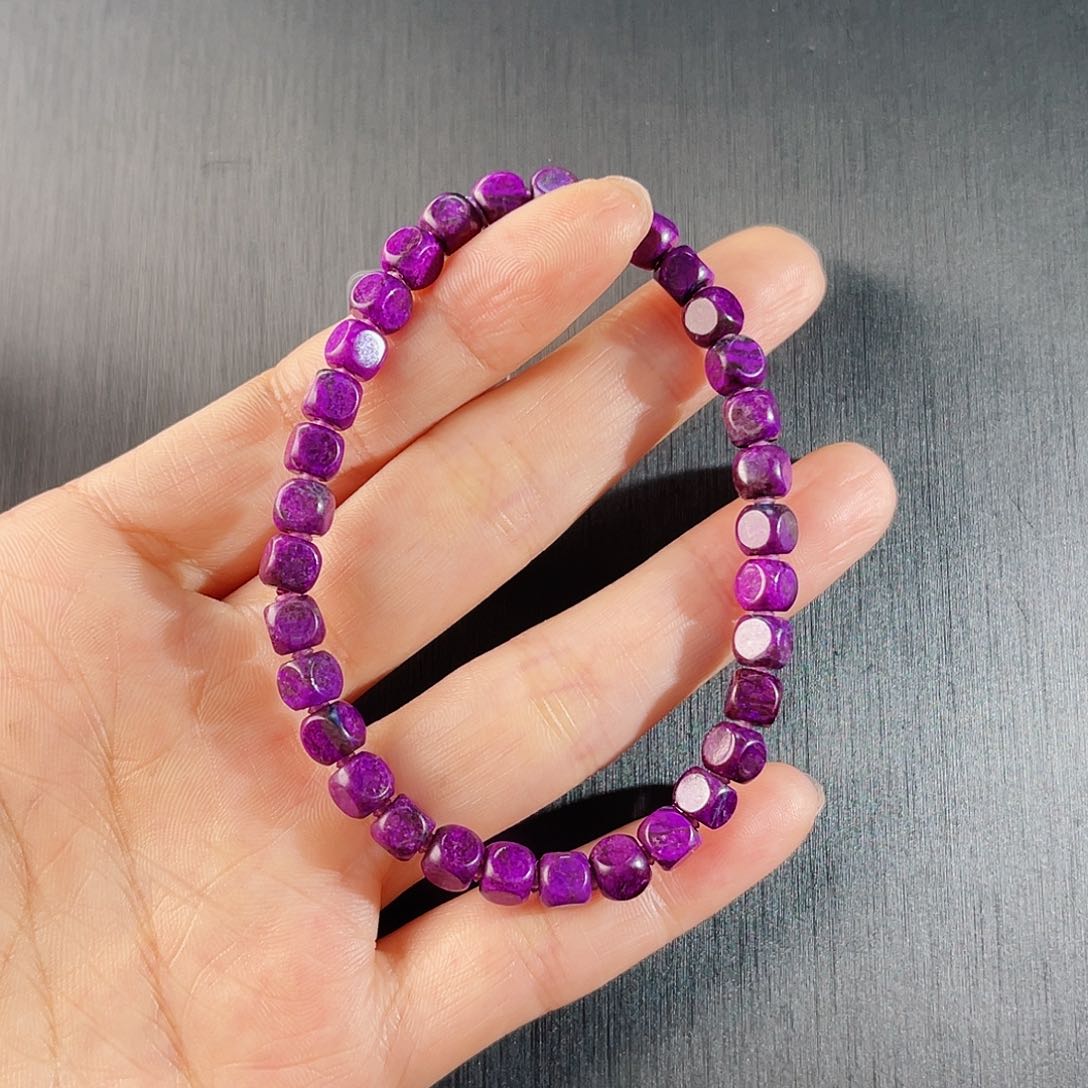 未镶嵌苏纪石（舒俱来）南非舒俱来老矿料手串