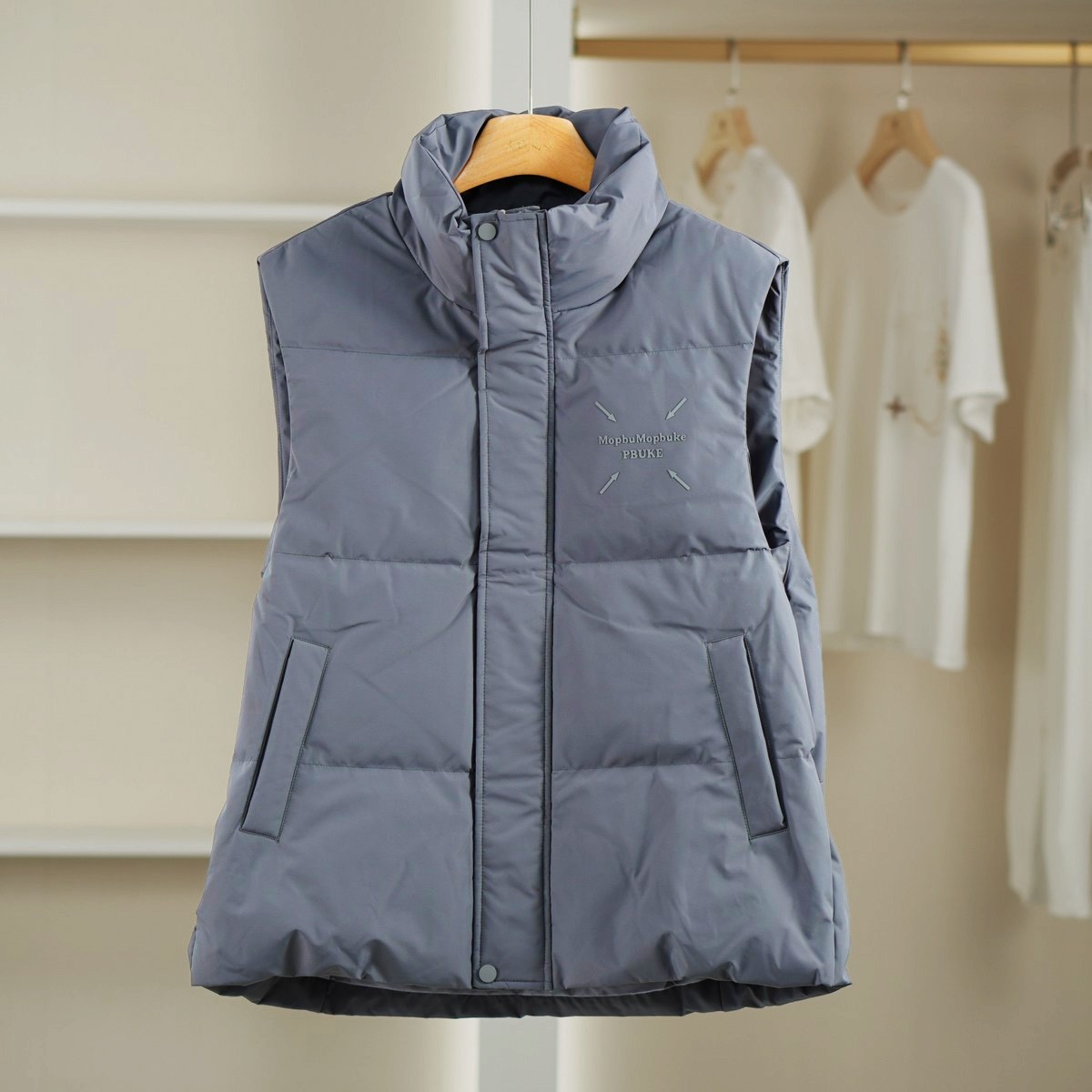 【麦笛•品牌新款】5081116 通勤百搭马甲羽绒服冬季女装品牌撤柜