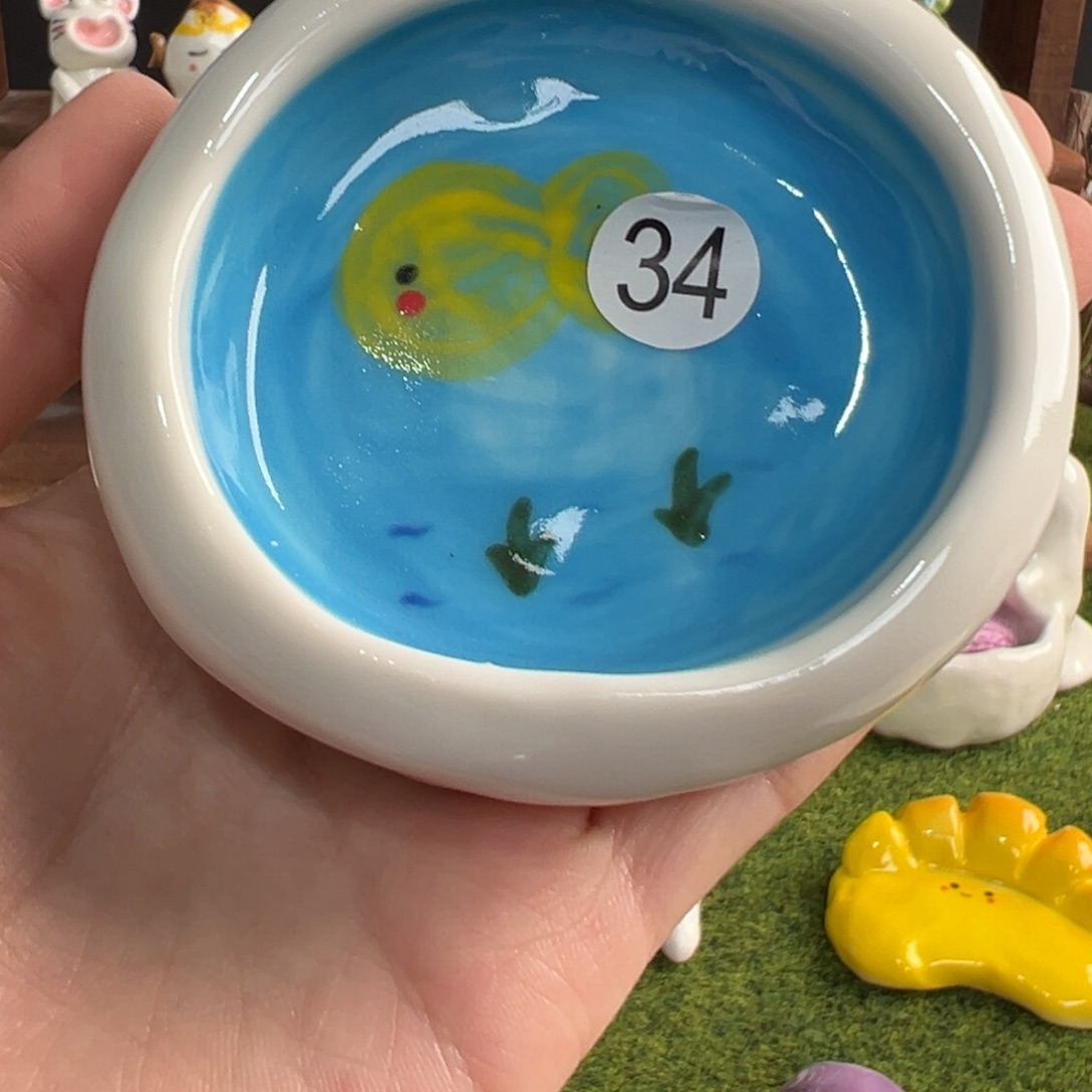 淺***藍摆件纯手工制作的34