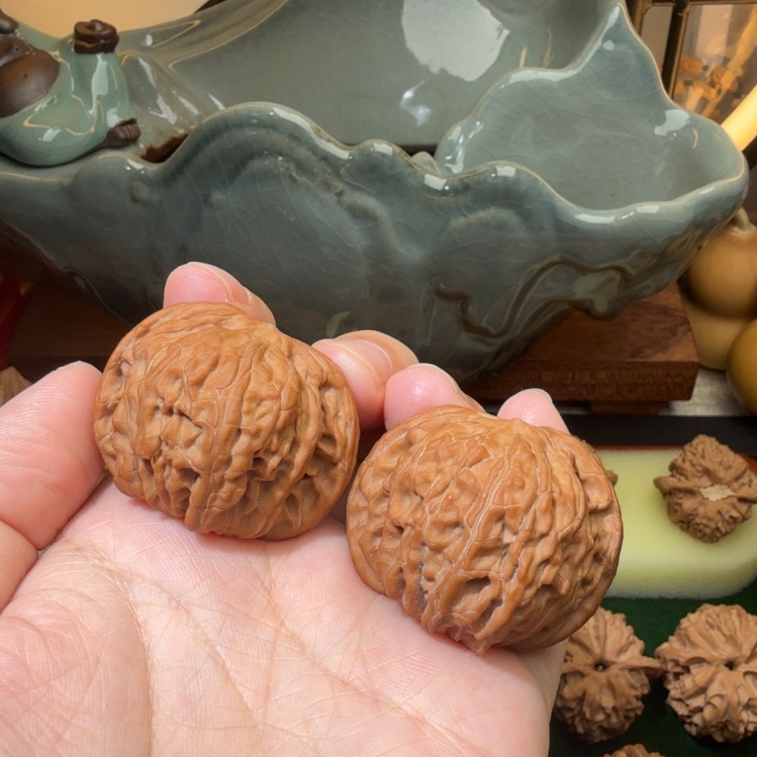 核桃文玩核桃吊坠磨盘40