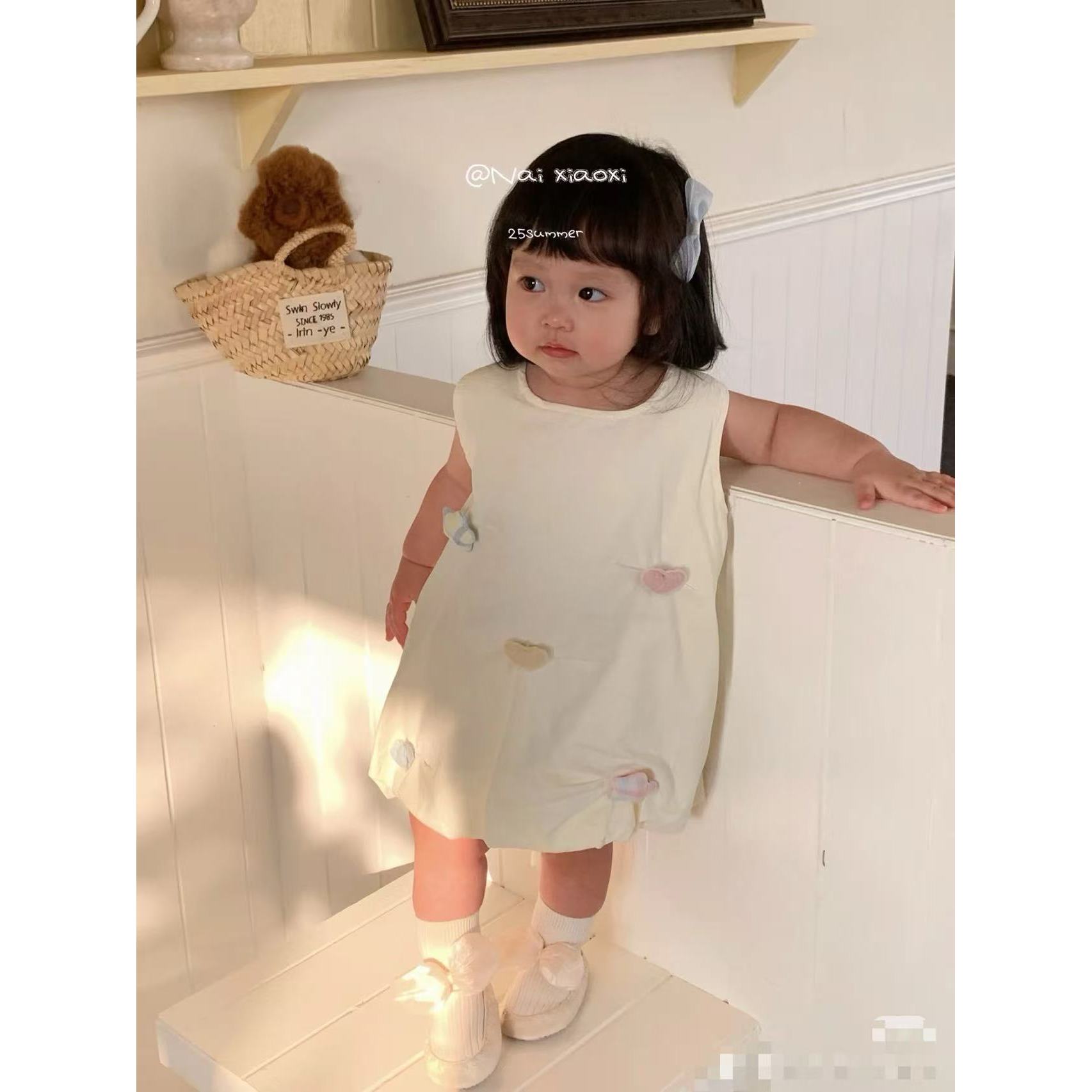 【NO退NO换】欢宝-奶小西-2025夏-编码0204-NXX5679-卡通背心裙