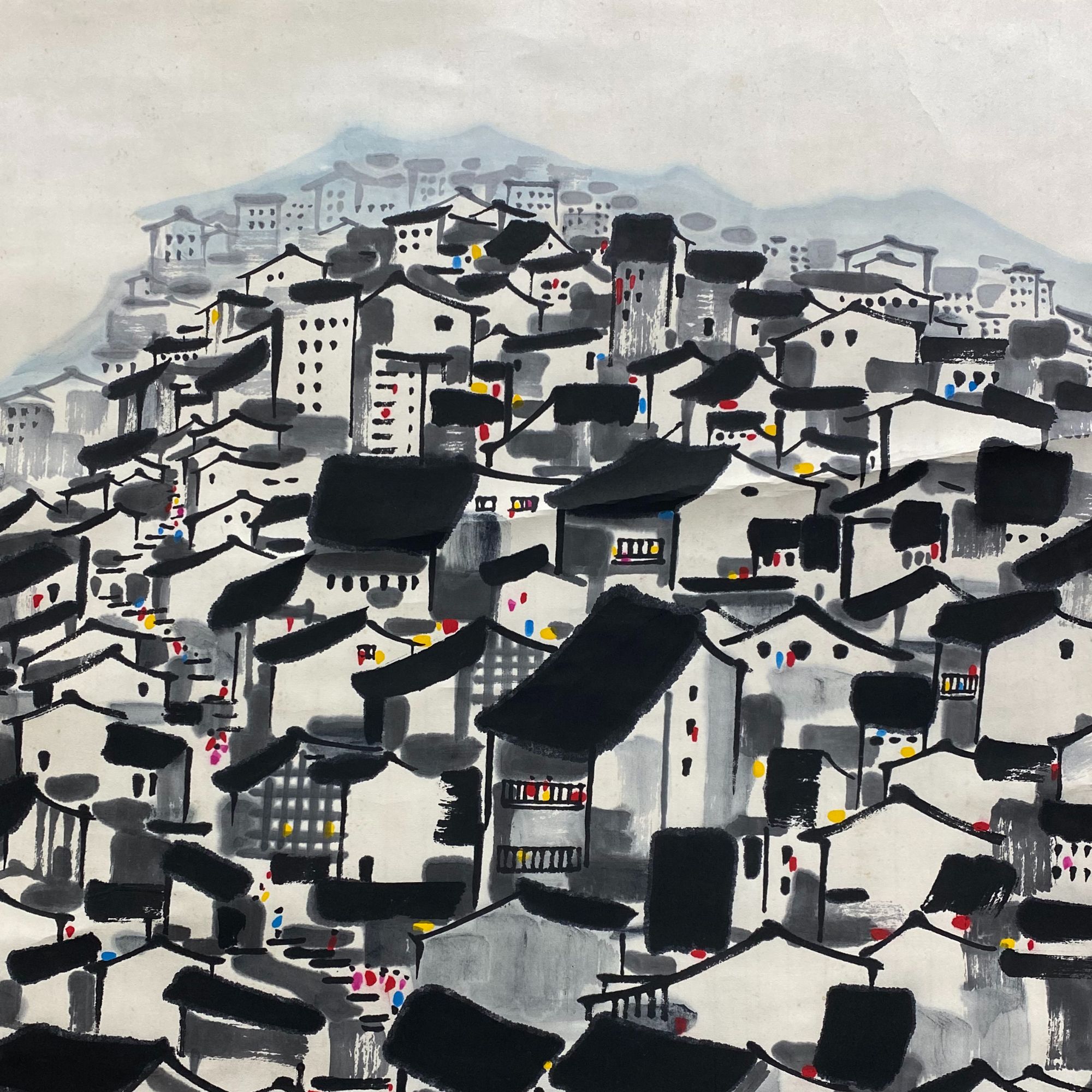 DY13524 山水 68*67 纸本