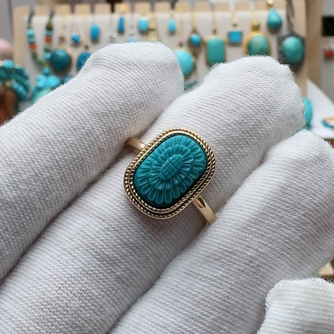 绿松石珠宝奇石未镶嵌