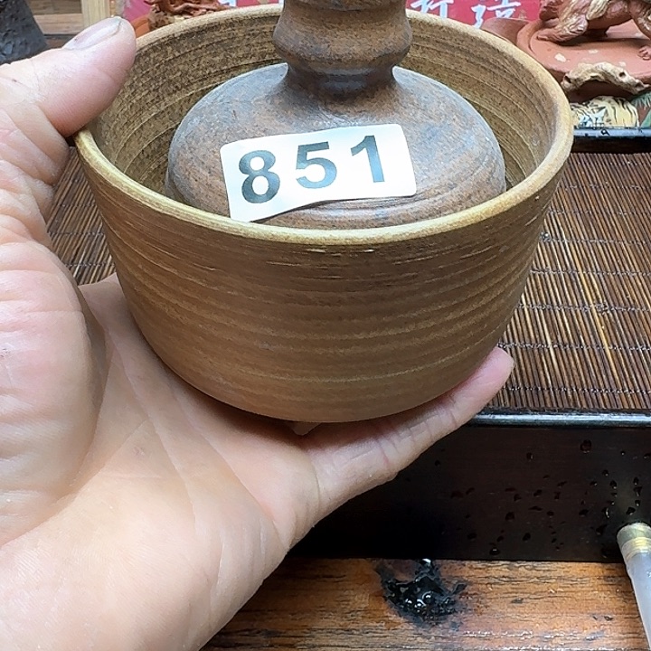 纯手工制作粗陶茶具