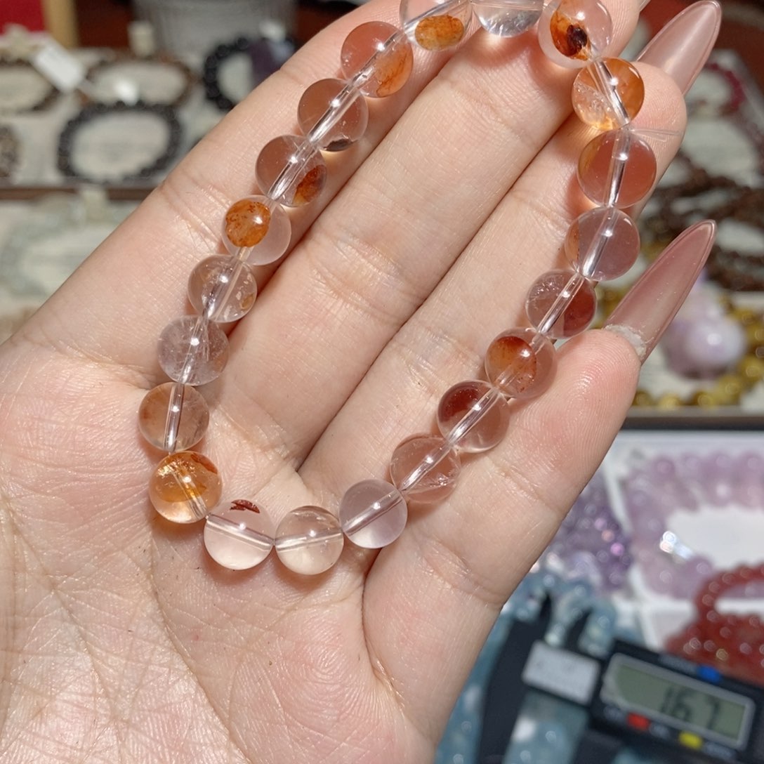 水晶手串未镶嵌浇花