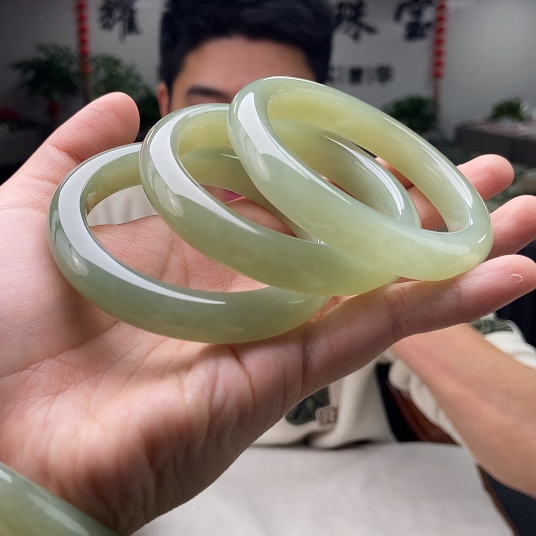 和田玉59-60颜色多样性发拍一发一未镶嵌