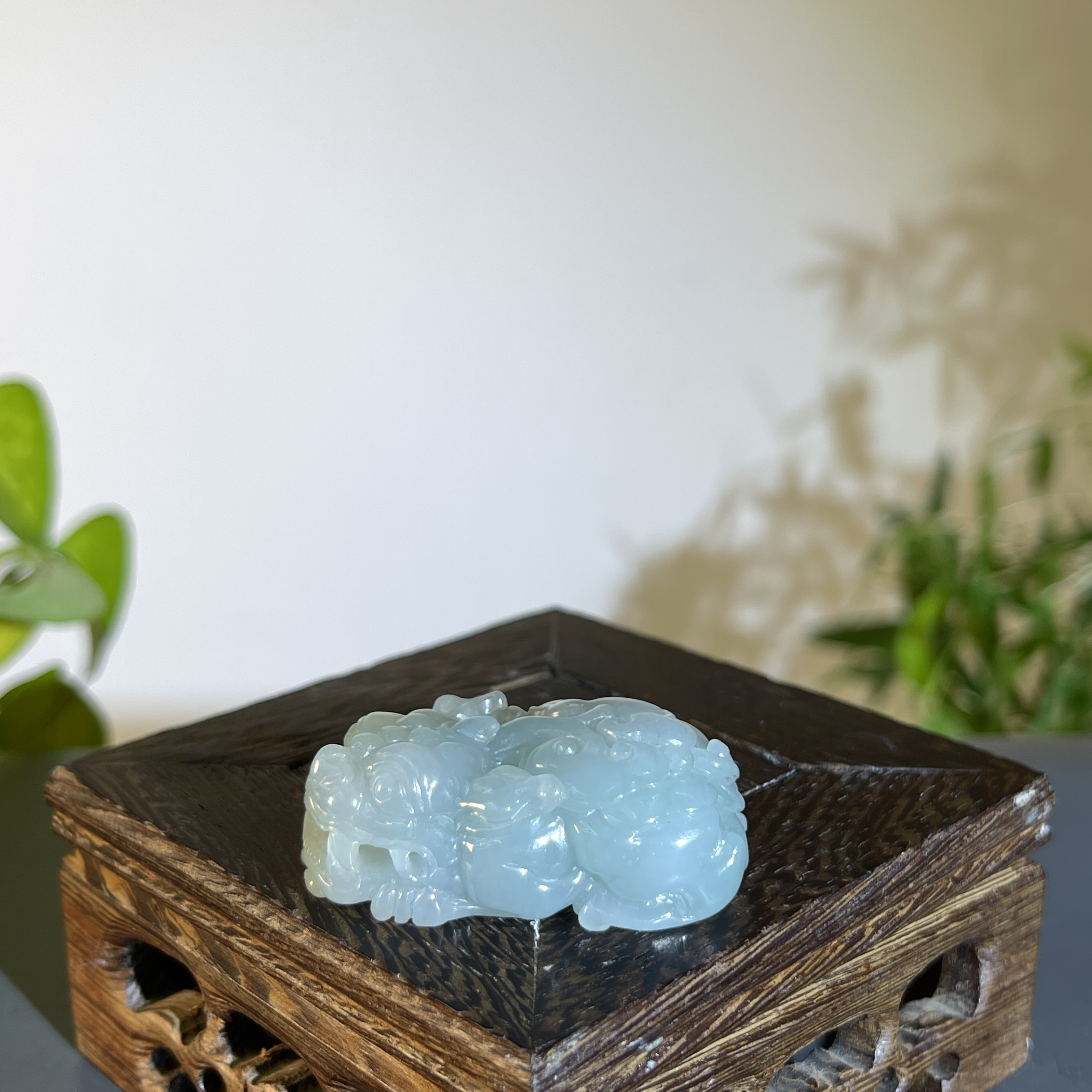 JTW10-59   天然缅甸A货翡翠   貔貅