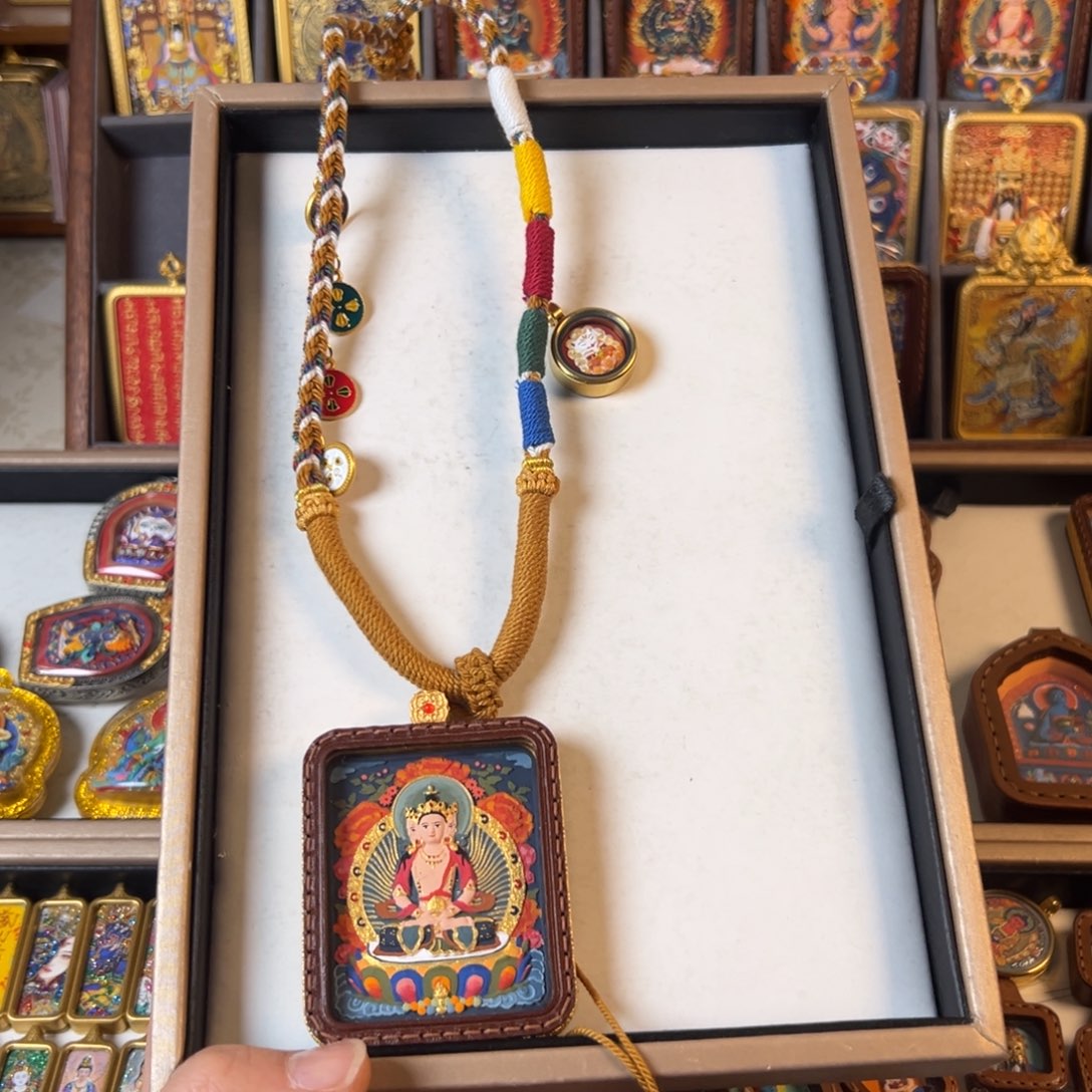 吊坠゛***এ装裱画立体擦擦大日➕九尾