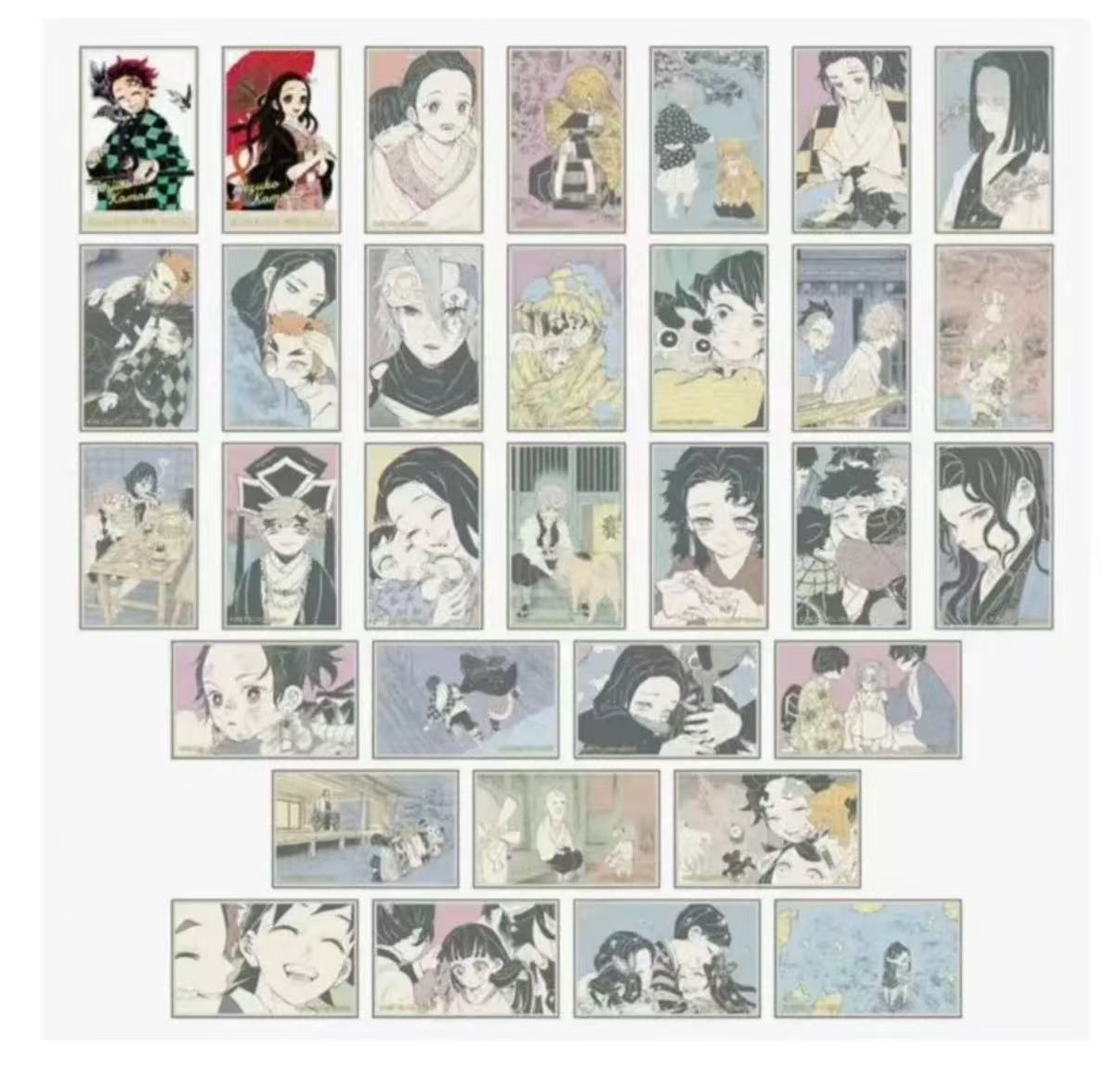 《在在 》（可选号）鬼灭之刃原画回忆相卡（拆包）