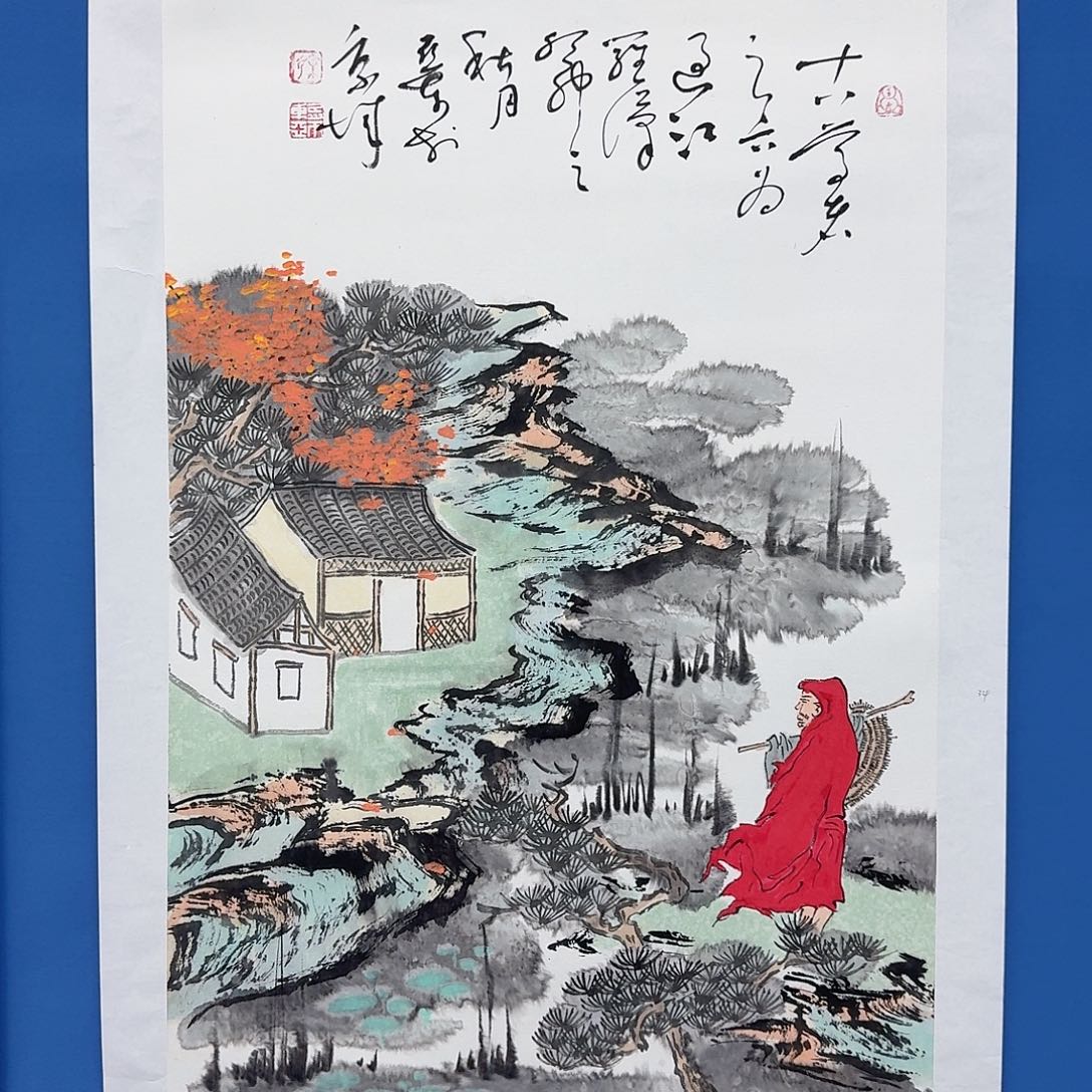 国画多次参加国内外大型