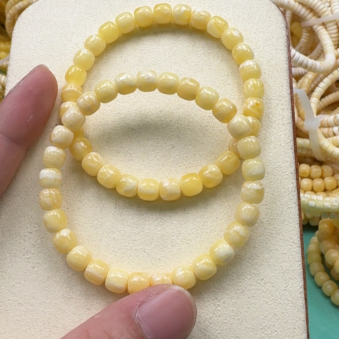 未镶嵌琥珀手链7mm精工高庄老型多样性发其一