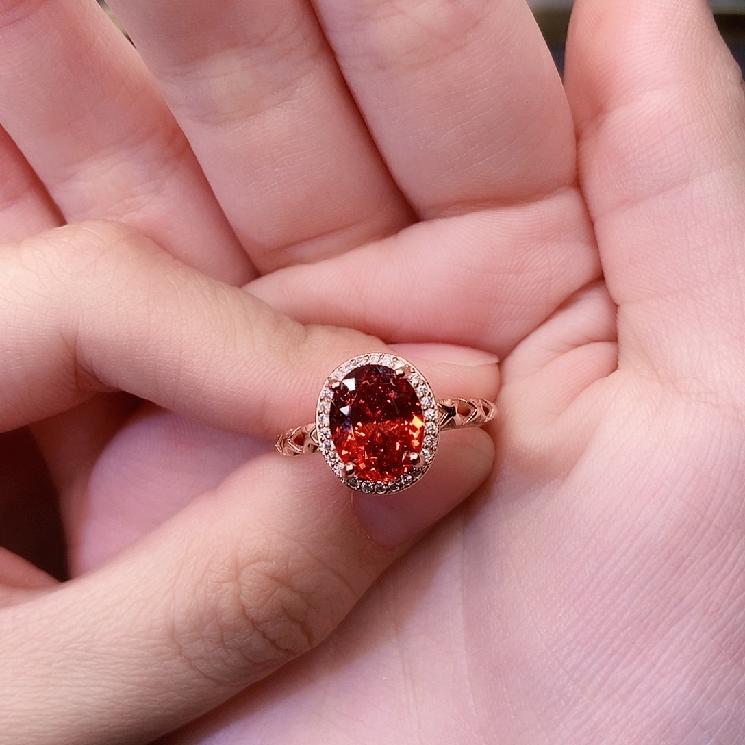 碧玺银S925镶嵌珠宝奇石