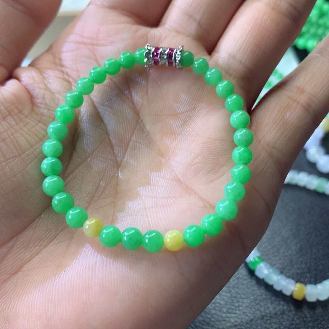 未镶嵌手链翡翠大*翡翠