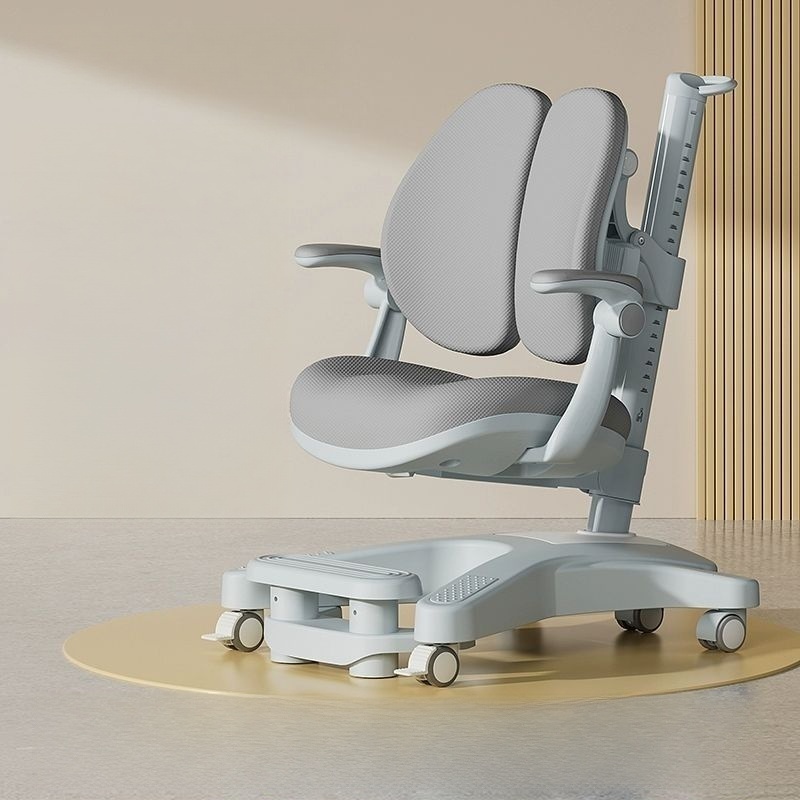家用儿童矫正坐姿椅可升降可移动座椅书桌学习桌椅子旋转学生椅