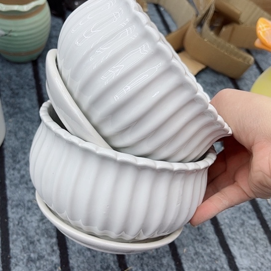 红陶多肉绿植陶瓷花盆