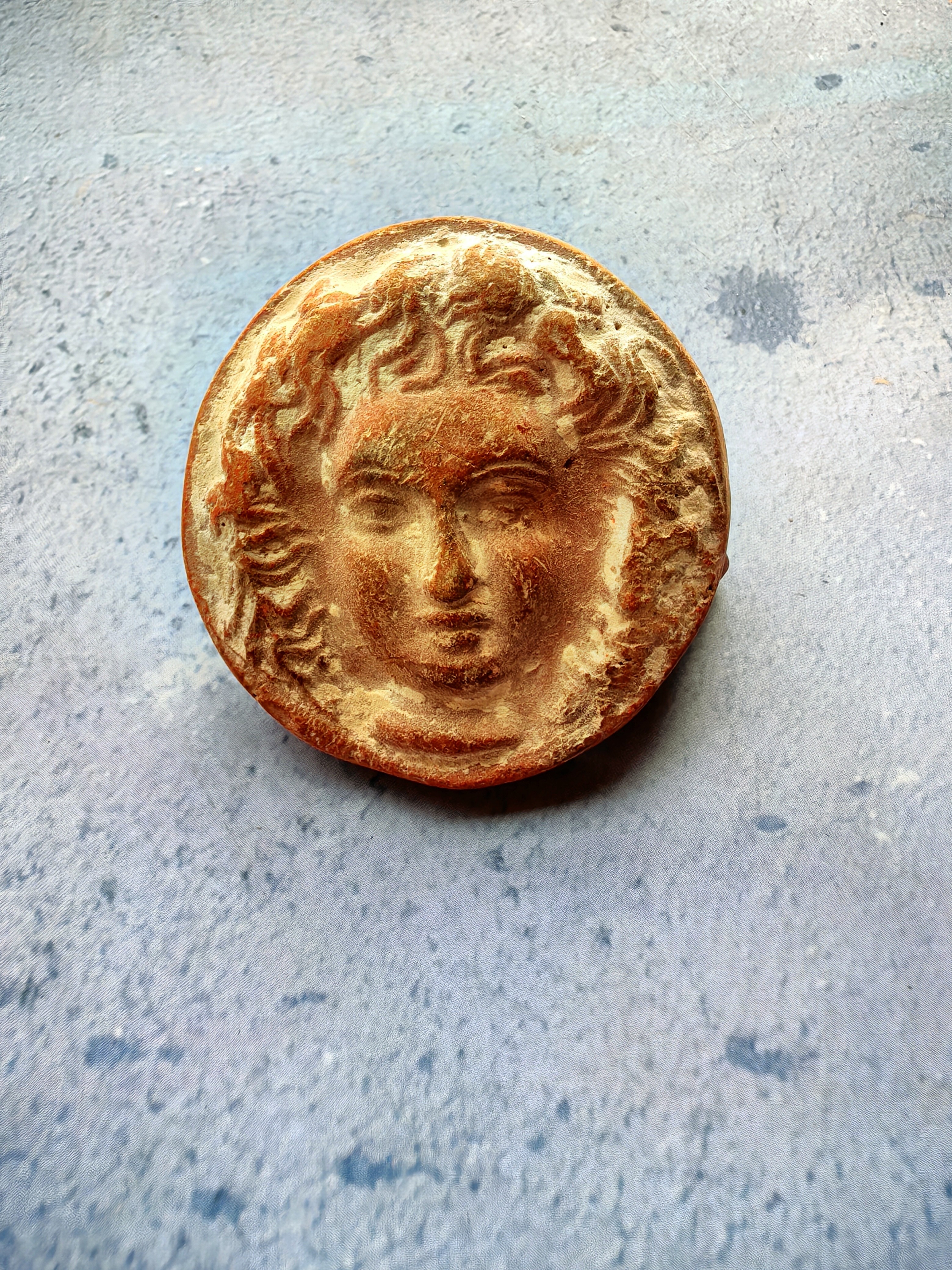 手工制作西亚砖印编绳手链项链diy吊坠