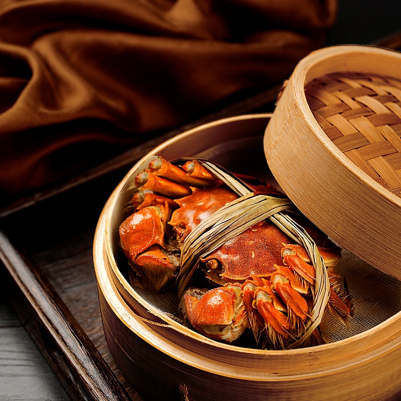 【活蟹】兴化大闸蟹母蟹2.8-2.5两8只装中秋礼盒顺丰包邮