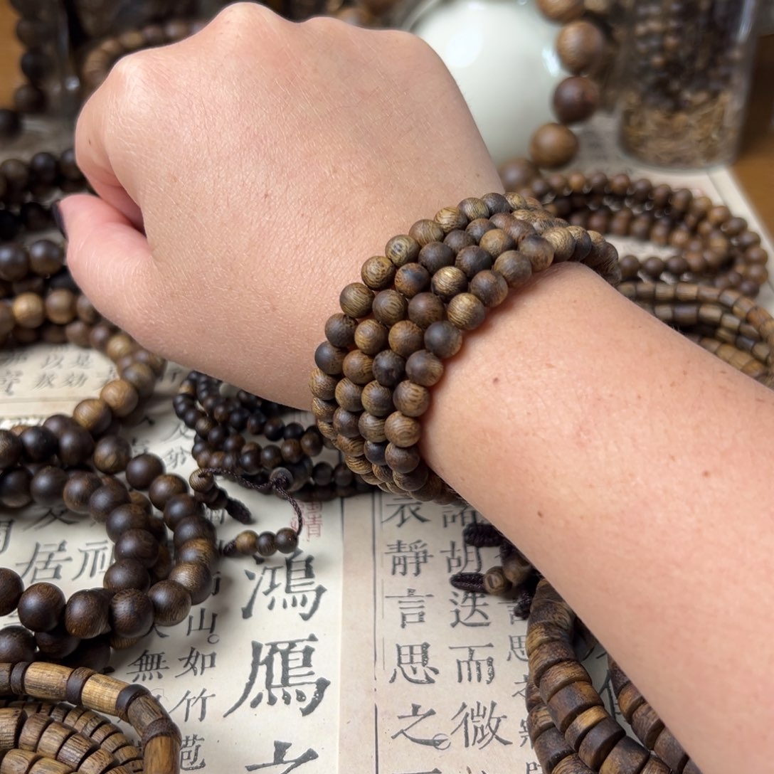 沉香碎屑沉香卡6多圈12克加