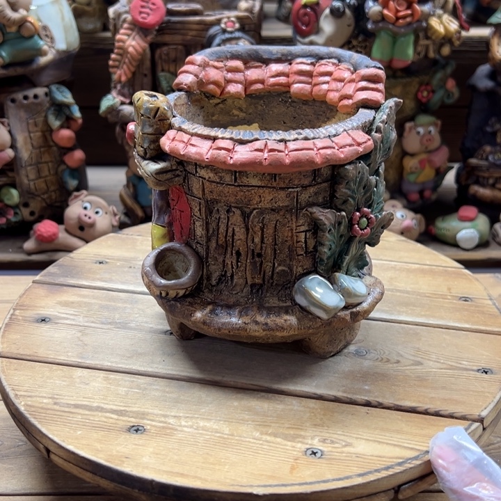 嘻哈多肉花盆百搭