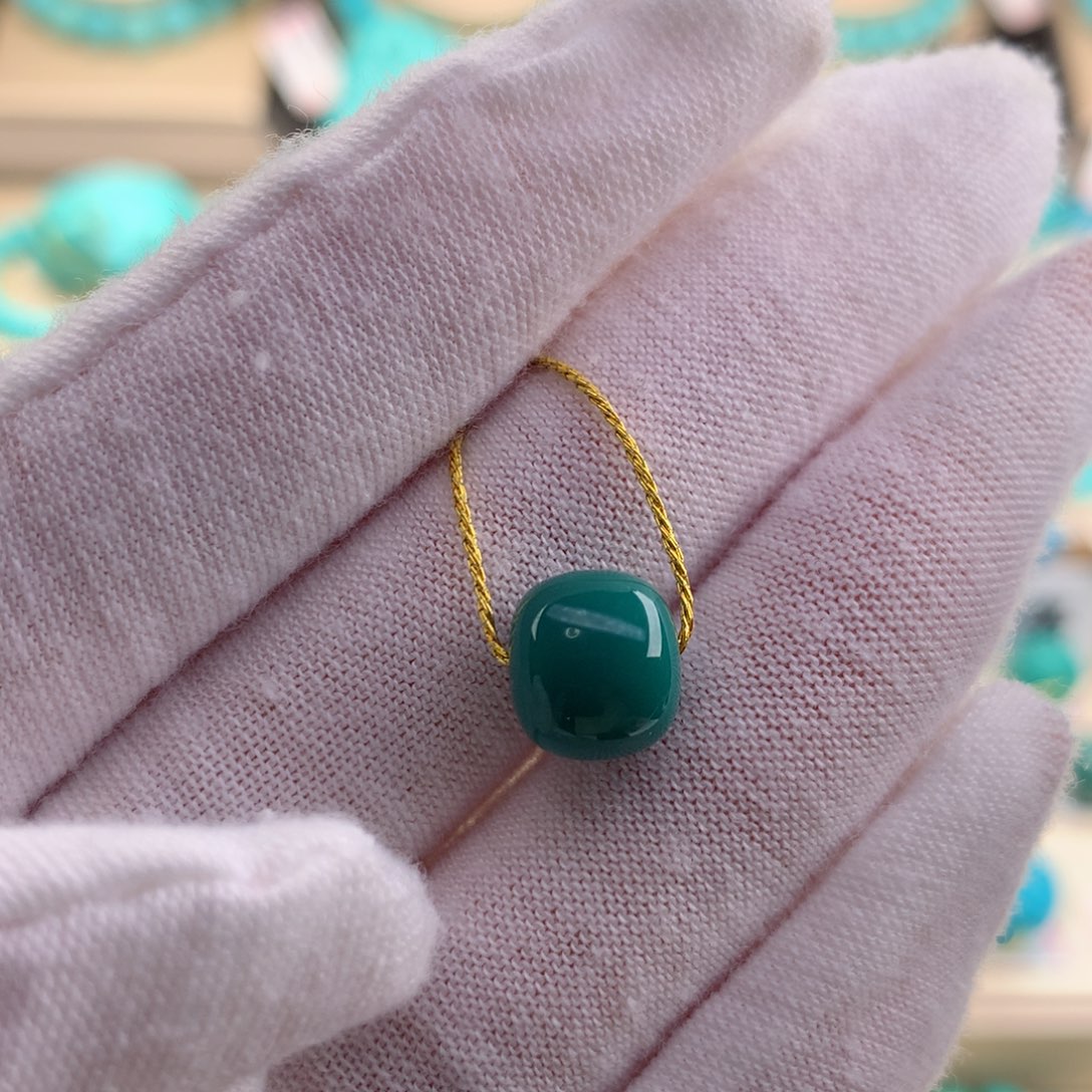 绿松石珠宝奇石未镶嵌?*心