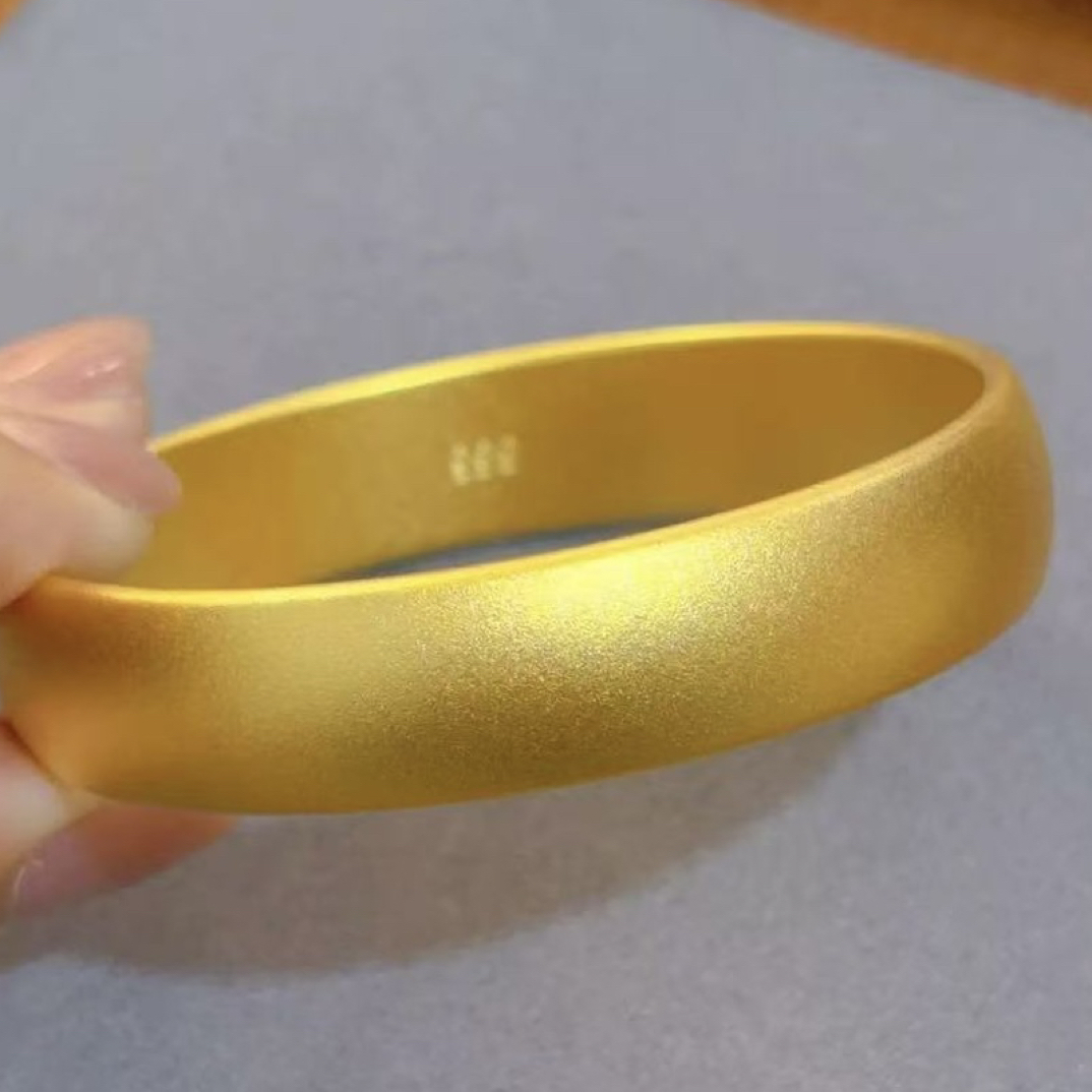 铜合金手镯 古法泥鳅背轮胎手镯 12mm