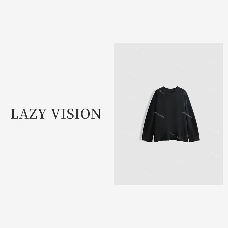 LAZYVISION圆领长袖女士羊毛毛衣ZMD-19491小小