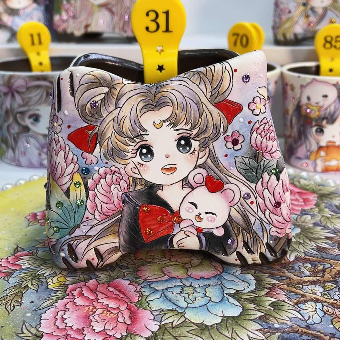 红陶薄雾花盆一物一拍