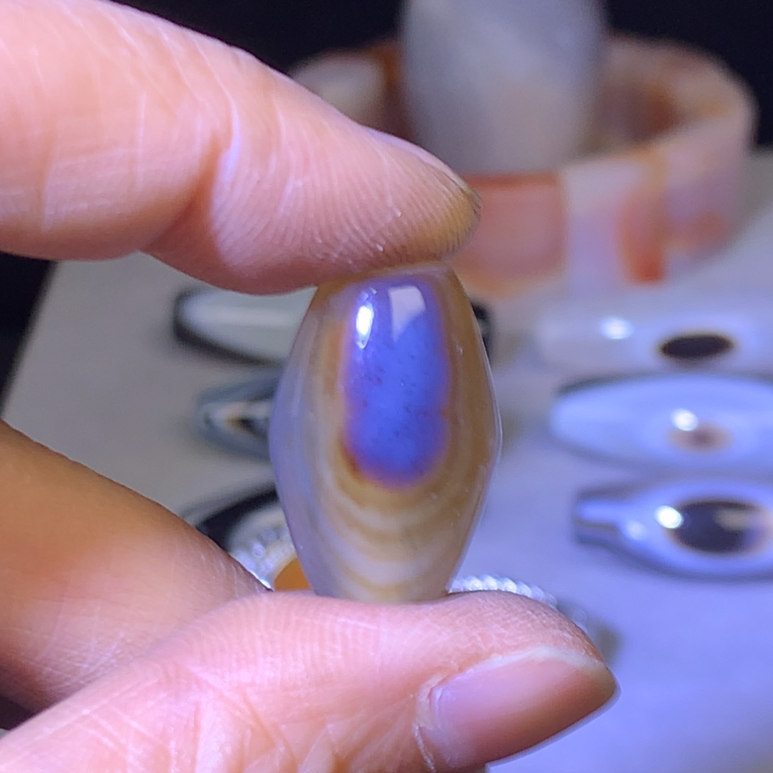 玛瑙/玉髓合金颈饰