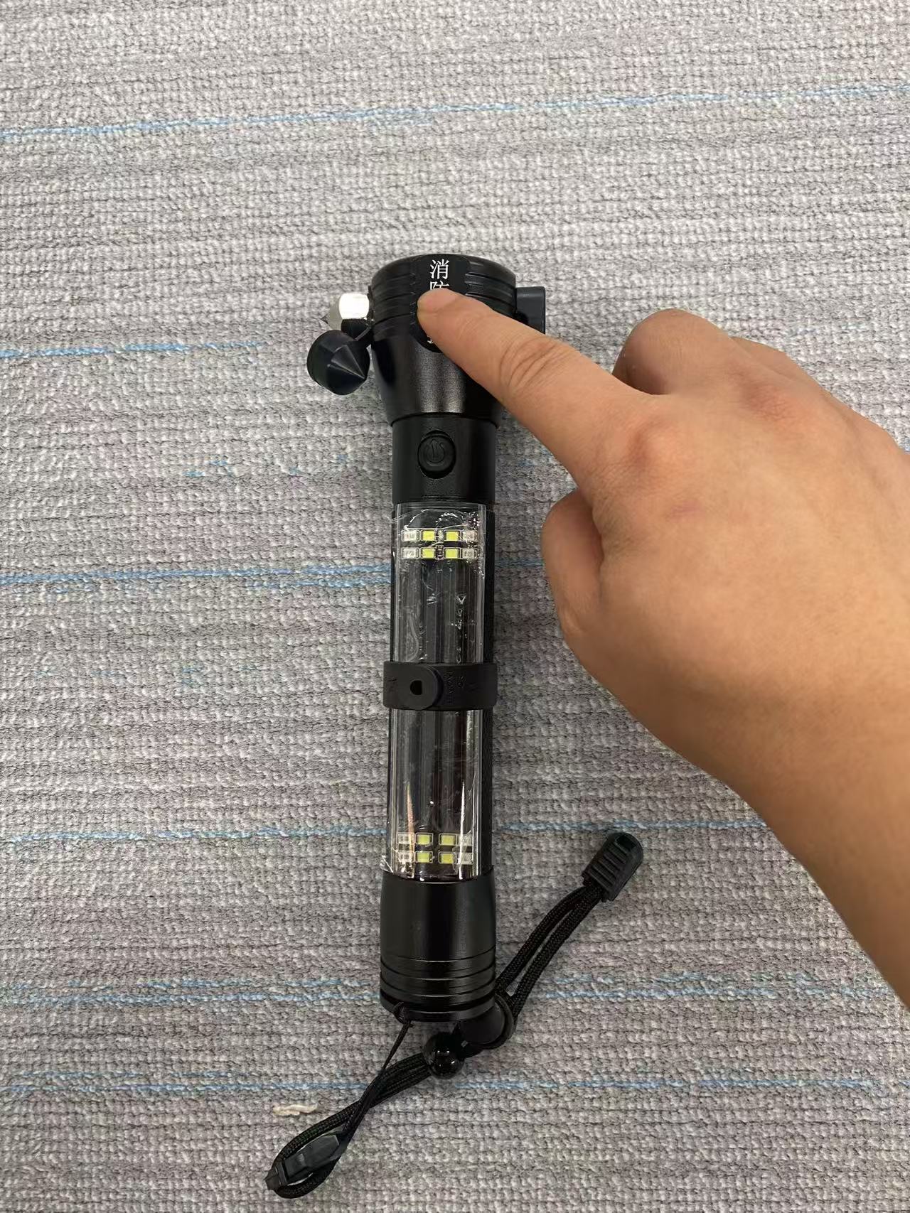 户外合金多功能手电