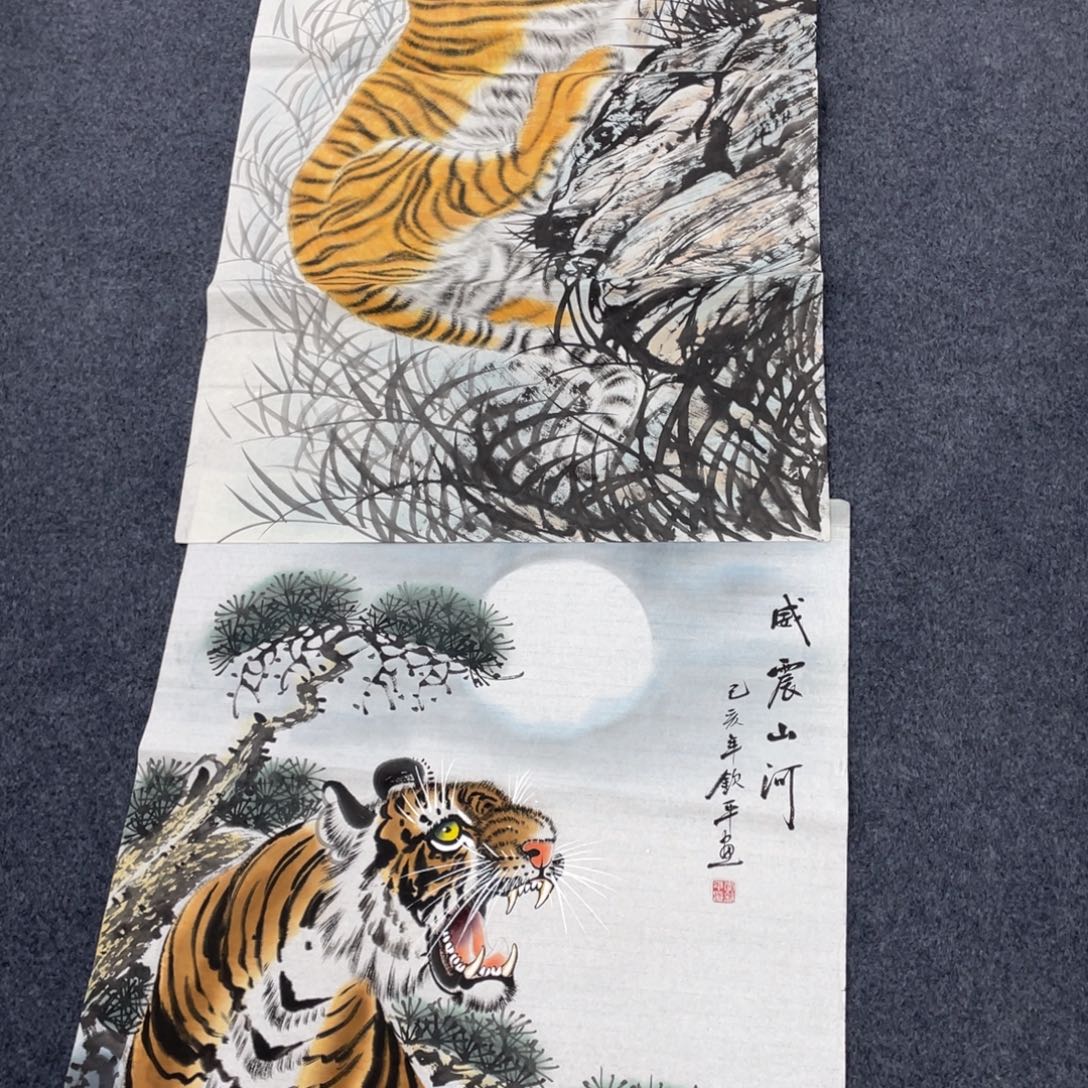 沧***粟国画国画作品欣赏一下