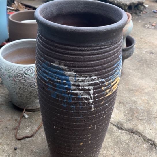 红陶口16高40瑕疵