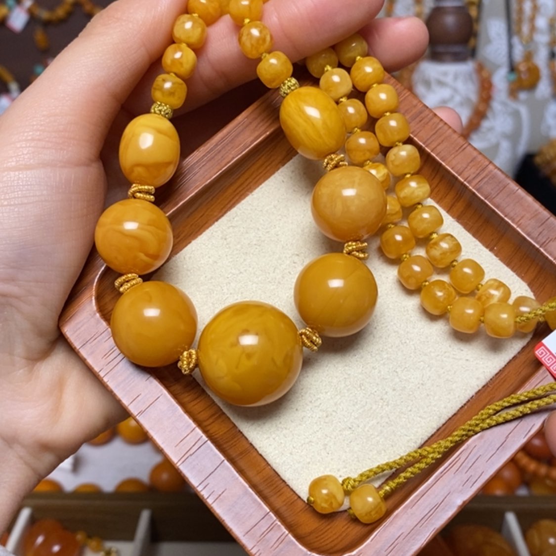 【闪购商品】蜜蜡颈饰未镶嵌项链定制