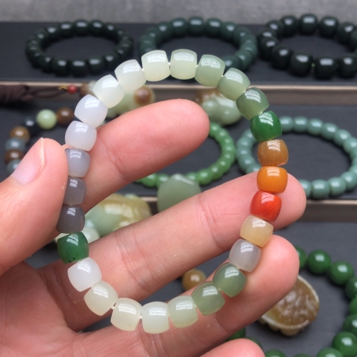 和田玉手链未镶嵌